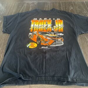 Joe Gibbs Racing Martin Truex Jr NASCAR Auto Racing Black T-Shirt XL 100% Cotton